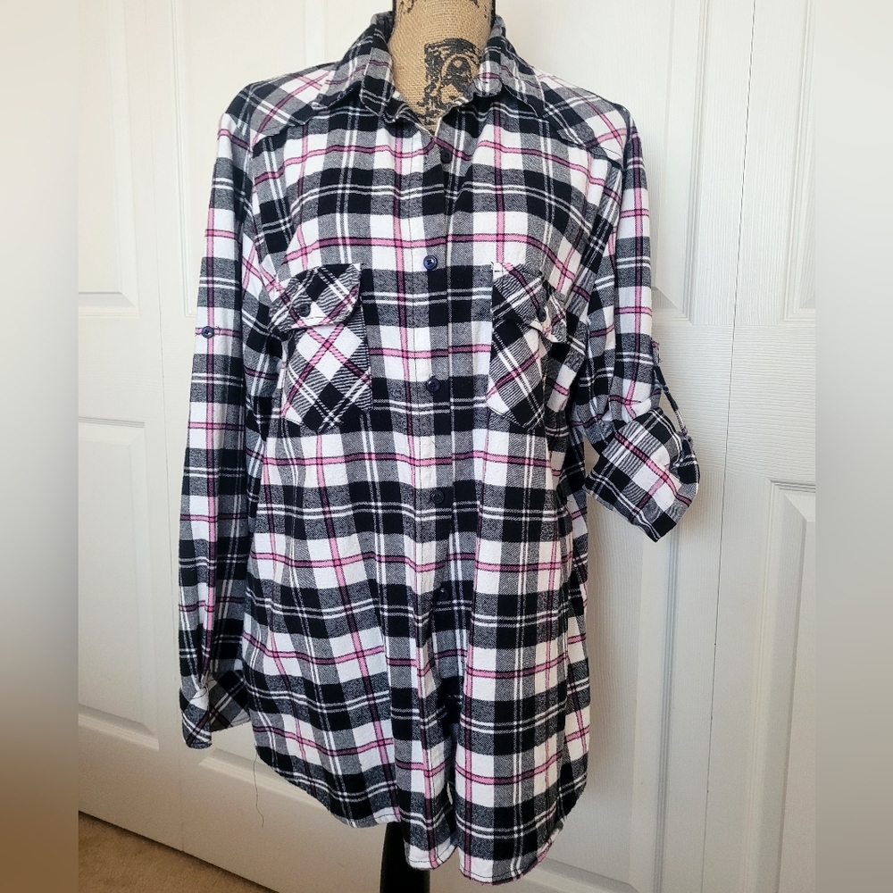 🖤 Matchstick Plaid Shirt